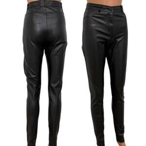 Wilfred Free 8 faux leather high waist skinny pants P2 2374